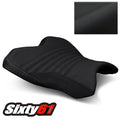 Yamaha R1 Seat Cover 2015-2024 2025 2026 Black Tec-Grip Suede Race Luimoto Front