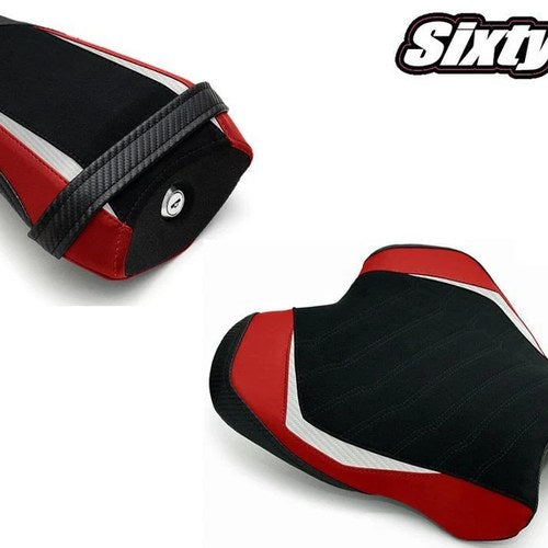 Yamaha R1 Seat Covers 2015-2025 2026 Black Red White Luimoto Front Rear Suede