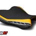 Yamaha R1 Seat Cover 2015-2024 2025 2026 Black Yellow Luimoto Front Anniversary