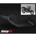 BMW R1200R Seat Cover 2010 2011 2012 2013 2014 Vintage Black Luimoto Suede