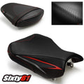 Suzuki Gsxr 600 750 Seat Covers 2011-2023 2024 2025 2026 Luimoto Sport Red Black