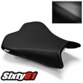 Kawasaki ZX10R Seat Covers 2008 2009 2010 Luimoto Front Black Carbon ZX 10R
