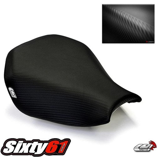 Kawasaki ZX10R Seat Cover 2006 2007 Luimoto Front Black Carbon Ninja ZX 10R