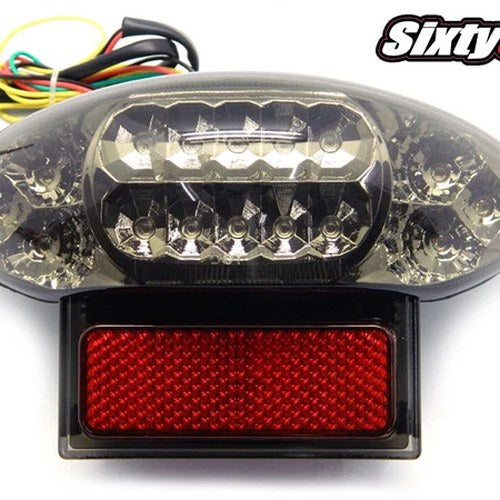 Suzuki Gsx 750 F Tail Light LED 2003-2006 Integrated Turn Signal Smoke