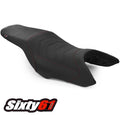 Honda Hornet 900 919 Seat Cover 2002-2008 2009 Luimoto Black Red Stitch Tec-Grip