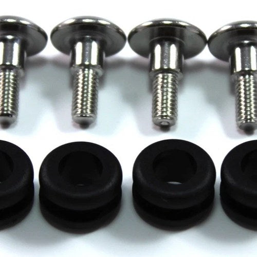 4x Rubber Fairing Grommet Yamaha R1 R6 Grommets & m6 Stainless Shoulder Bolts
