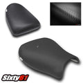 Hayabusa Seat Covers 1999-2006 2007 Luimoto Front Rear Suzuki Black Carbon