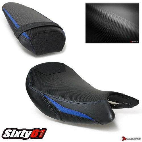 Suzuki Gsxs 1000 Seat Covers 2015-2019 2020 Luimoto Front Rear Black Blue Carbon