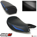 Suzuki Gsxs 1000 Seat Covers 2015-2019 2020 Luimoto Front Rear Black Blue Carbon
