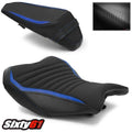 Kawasaki Z900 Seat Covers 2017 2018 2019 Luimoto Front Rear Blue Black Carbon