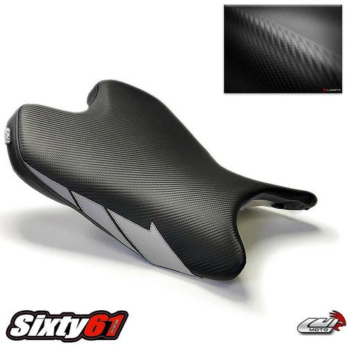 Yamaha R6 Seat Cover 2008-2011 2012 2013 2014 2015 2016 Luimoto Gray Sport Black