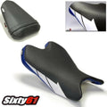 Yamaha R6 Seat Covers 2008-2014 2015 2016 Luimoto Front Rear Blue Black Sport