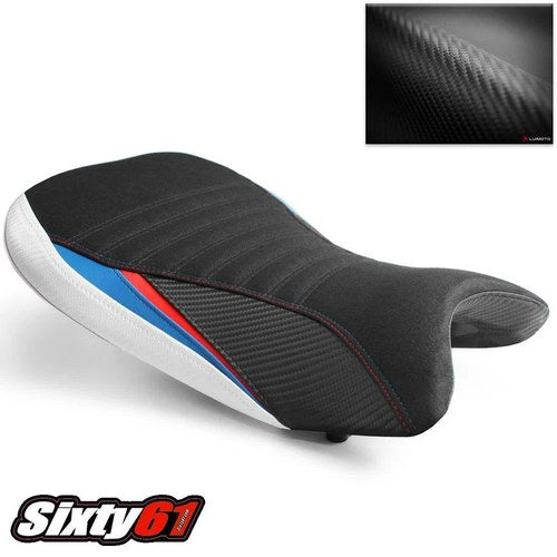 BMW S1000RR Seat Cover 2019-2026 Luimoto Front Motorsports Black Blue Red White