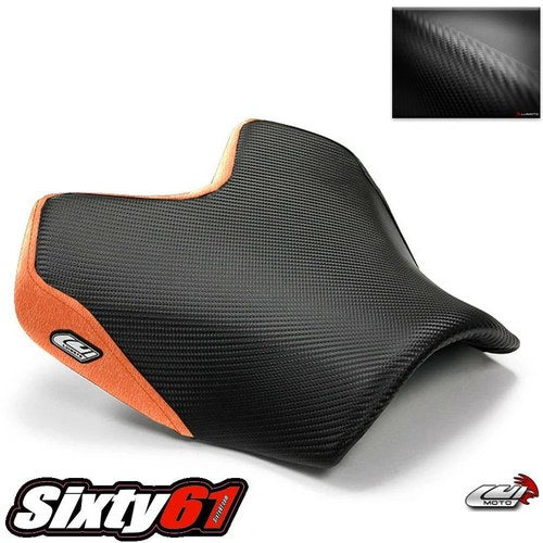 Kawasaki Z1000 Seat Cover 2007 2008 2009 Luimoto Front Orange Black