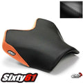 Kawasaki Z1000 Seat Cover 2007 2008 2009 Luimoto Front Orange Black