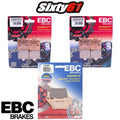 S1000RR Brake Pads Front & Rear 2009-2018 2019 2020 BMW Ebc HH FA604/4HH FA213HH
