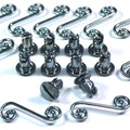 10x Dzus Fasteners Motorcycle Quick Release Quarter Turn Slotted D4 AJ5 40