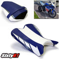 Yamaha R1 Seat Covers 2009-2014 Luimoto Front Rear Limited Edition Blue White
