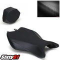Kawasaki H2 Seat Covers 2015-2026 with Cowl Luimoto Black Carbon Fiber Tec-Grip