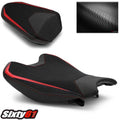 Honda Cbr 1000RR Seat Covers 2017-2025 2026 Luimoto Front Rear Red Stitch Suede