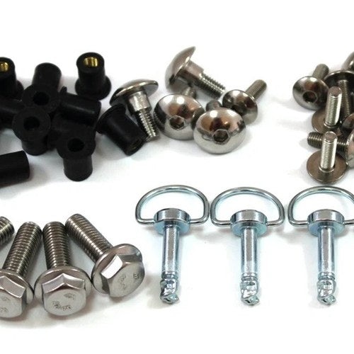 for Honda Africa Twin XRV650 XRV750 88-92 Stainless Fairing Bodywork Bolts Dzus