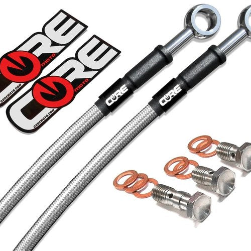 Brake Lines for Honda Monkey (Non-ABS) 2018-2021 Front Rear (2 lines) Steel Kit