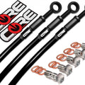 Suzuki Gsxr 600 (Non-ABS) Brake Lines 2011-2025 Front-Rear Black Steel Braided