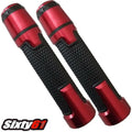 Honda CBR600RR 900RR 954RR 1000RR F4i Black Red Grips Comfort Racing Hand