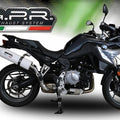 Gpr Exhaust BMW F750GS 2018-2019 Homolog Slip-On Albus Evo4