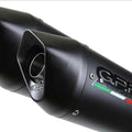 Gpr Exhaust Aprilia Shiver 750 - GT 2007-2016 Pair Slip-On Furore Nero, DB Killr