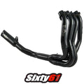 Voodoo Exhaust ZX14 ZX14R 2006-2025 2026 Kawasaki 4:1 Full System Shorty Black