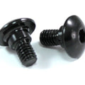 2x Black Aluminium Fairing Bolt m6 x 12mm +4mm Shoulder Step Motorcycle Screw