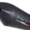 Gpr Exhaust Ducati Multistrada 1260 2018-2020 Homolog Slip-On GP Black Titanium