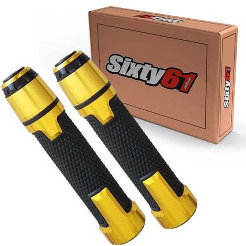 Gsxr 600 750 Black Gold Grips Suzuki 1997-2021 2022 2023 Comfort Racing Hand