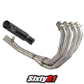 Voodoo Exhaust Honda Cbr 900RR 1993-1999 4:1 Full System Shorty Black CBR900RR