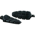 Kuryakyn 4317 Gloss Black Kinetic Footrest Foot Pegs for Harley Male Mount