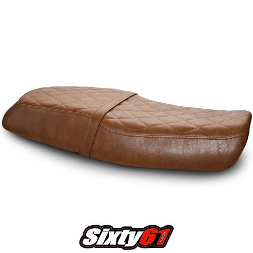 Honda CB1100 Seat Cover 2017 2018 2019 2020 Light Brown Luimoto Leather Look