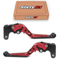 Hayabusa Red Levers 2008-2020 Suzuki Sliding Folding Brake Clutch Set