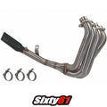 Voodoo Exhaust Suzuki Gsxr 750 2000-2005 4:1 Full System Shorty Black GSXR750