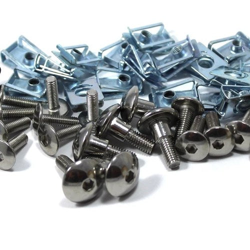 Yamaha FZR600 Genesis Stainless Fairing & Screen Bolt Clips Screws 1994-95 Fzr