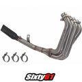Voodoo Exhaust Gsxr 1000 2017-2021 2022 2023 2024 Suzuki Full System Black 4:1