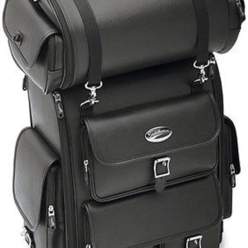Saddlemen EX2200 Sissy Bar Back Rest Bag Motorcycle Luggage Universal 3515-0096