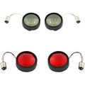 Custom Dynamics PB-BCM2-BB-B Black Front & Rear Turn Signal Kit Bullet Style