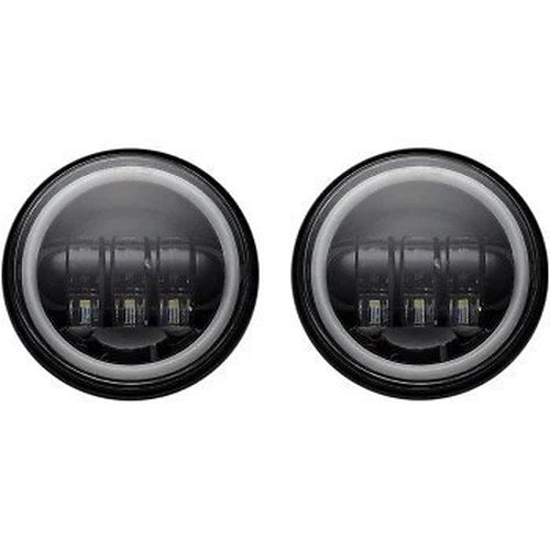Custom Dynamics CD-45-B Black 4.5" LED Passing Lamps with Halo