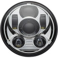 Custom Dynamics Chrome 5.75" LED Headlamp Headlight for Harley
