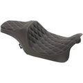 Drag Specialties Predator Iii Seat Black Double Diamond for Harley 08-21 Touring