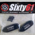 Suzuki Gsxr 600 Mirror Block Offs 2006-2023 2024 2025 2026 Base Plates Black Cap