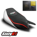 Ducati Panigale 1199 Seat Cover with Gel Pad 2011-2015 Luimoto White Veloce