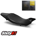 Suzuki SV650 Seat Cover with Gel 2016-2022 2023 2024 2025 Luimoto Front Black