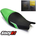 Kawasaki ER6F ER6N Ninja 650R 2005-2008 Seat Cover with Gel Green Black Luimoto